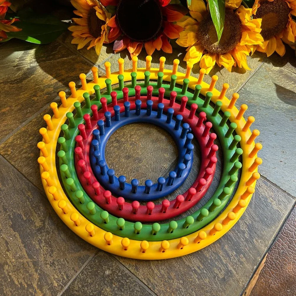 Knifty Knitter Circular Knitting Looms – Set of 4